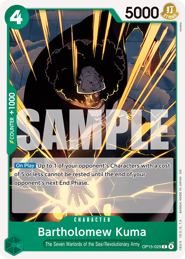 Bartholomew Kuma — OP15-029 OP15-029