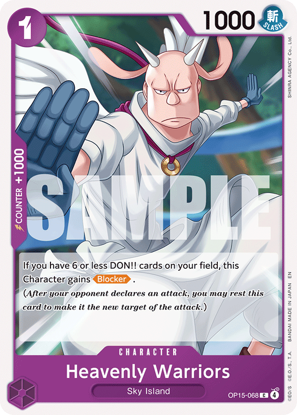 Heavenly Warriors — OP15-068 OP15-068