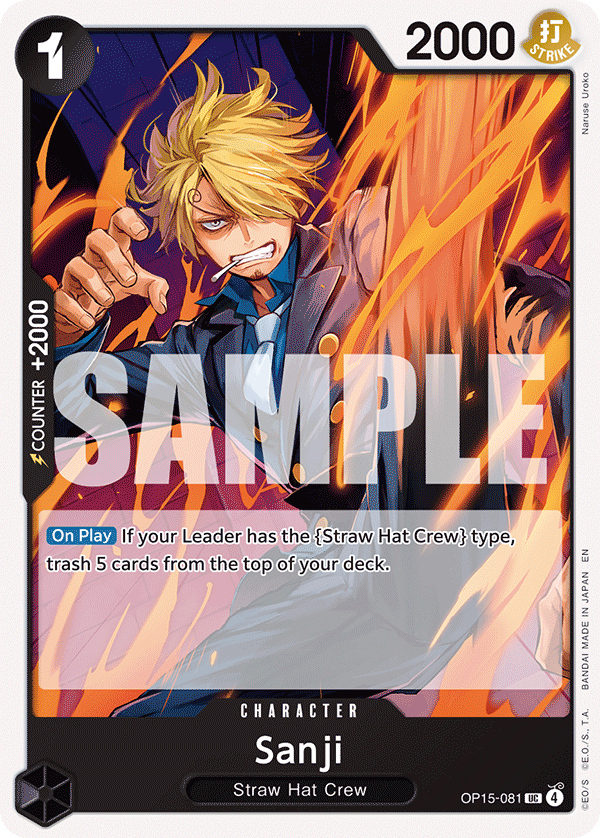 Sanji — OP15-081 OP15-081