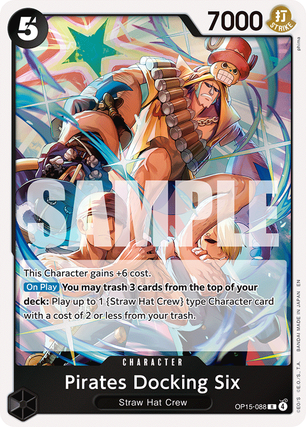 Pirates Docking Six — OP15-088 OP15-088