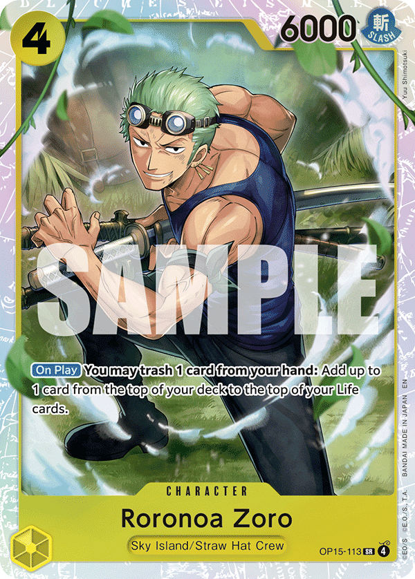 Roronoa Zoro — OP15-113 OP15-113