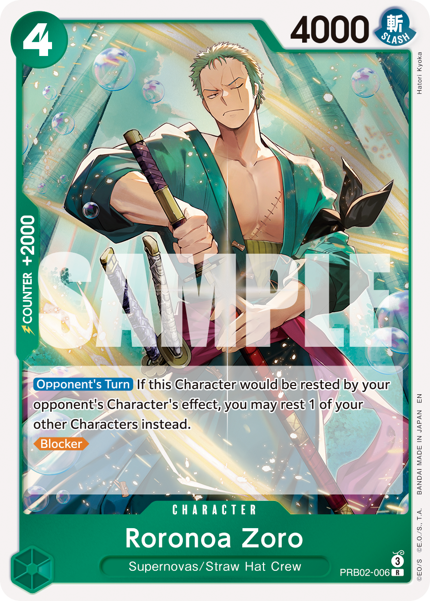 Roronoa Zoro — PRB02-006 PRB02-006