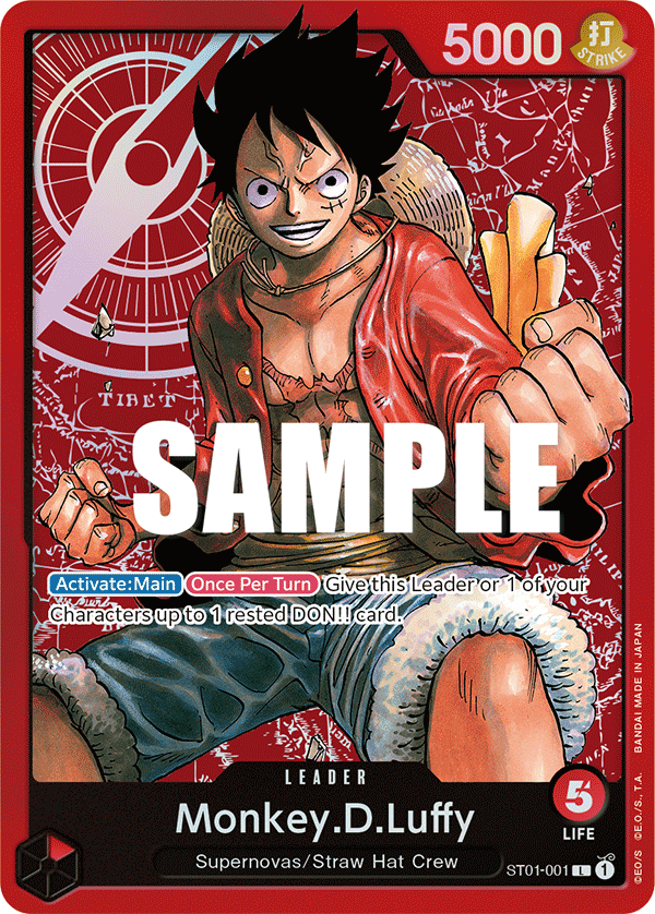 Monkey.D.Luffy — ST01-001 ST01-001