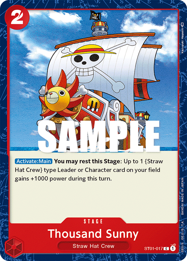 Thousand Sunny — ST01-017 ST01-017