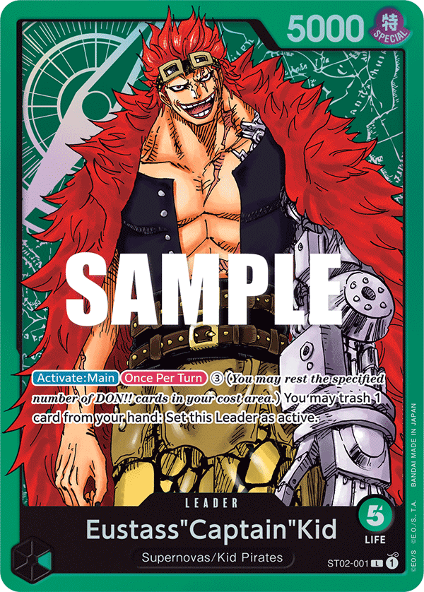 Eustass"Captain"Kid — ST02-001 ST02-001