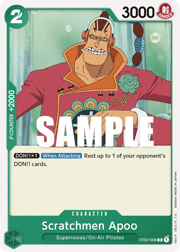 Scratchmen Apoo — ST02-008 ST02-008