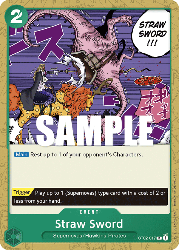 Straw Sword — ST02-017 ST02-017