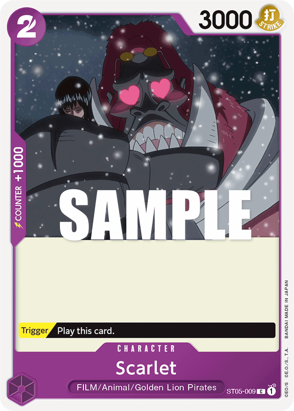 Scarlet — ST05-009 ST05-009