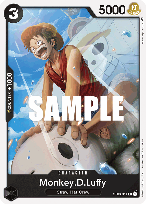 Monkey.D.Luffy — ST08-011 ST08-011