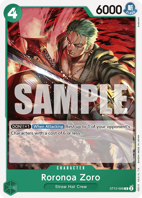 Roronoa Zoro — ST12-008 ST12-008