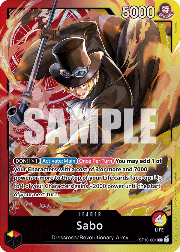 Sabo — ST13-001 ST13-001