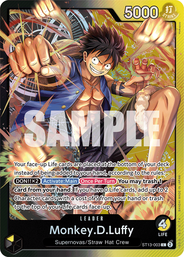 Monkey.D.Luffy — ST13-003 ST13-003