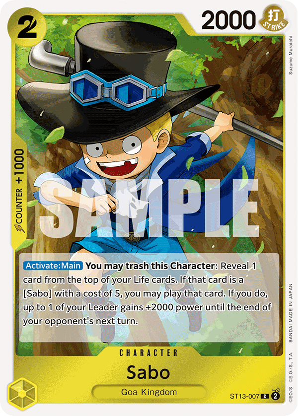 Sabo — ST13-007 ST13-007