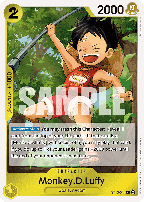 Monkey.D.Luffy — ST13-014 ST13-014