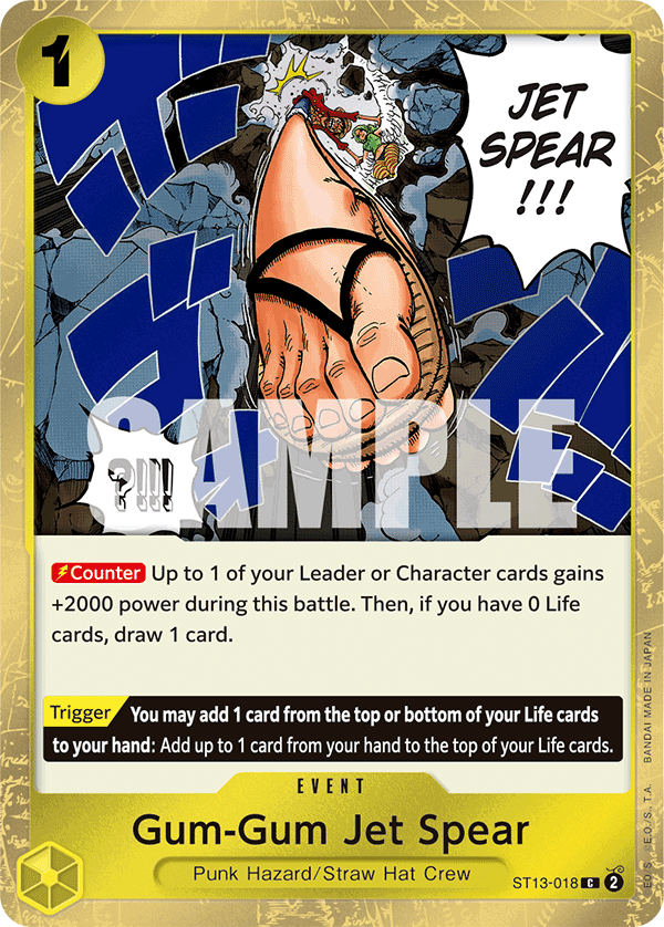 Gum-Gum Jet Spear — ST13-018 ST13-018