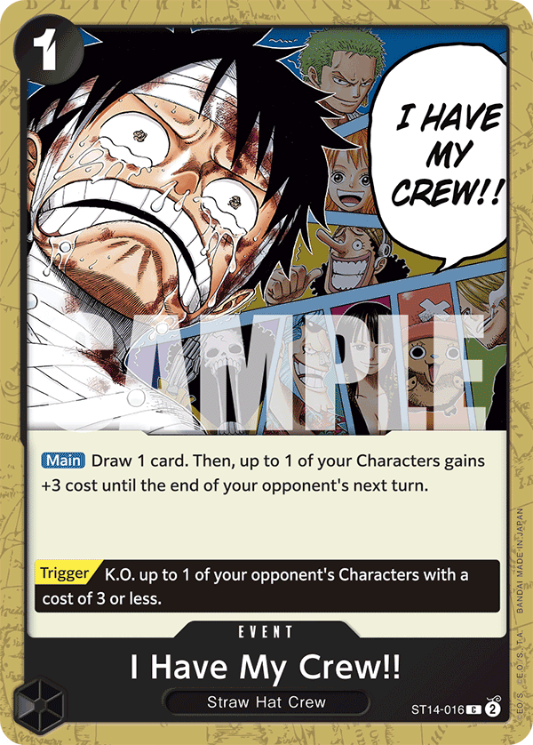 I Have My Crew!! — ST14-016 ST14-016