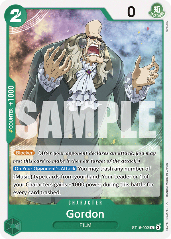 Gordon — ST16-002 ST16-002