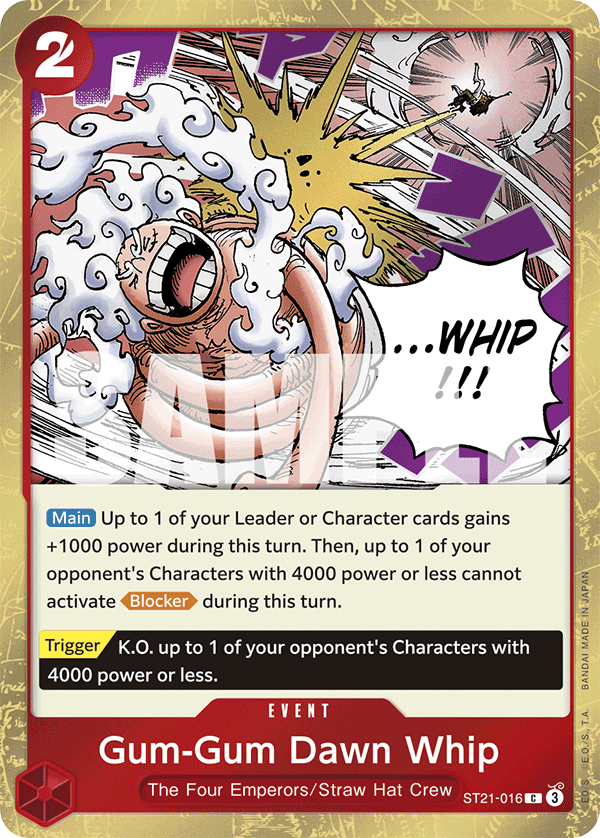 Gum-Gum Dawn Whip — ST21-016 ST21-016