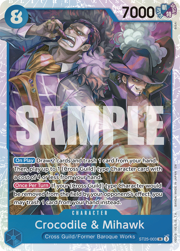 Crocodile &amp; Mihawk — ST25-003 ST25-003