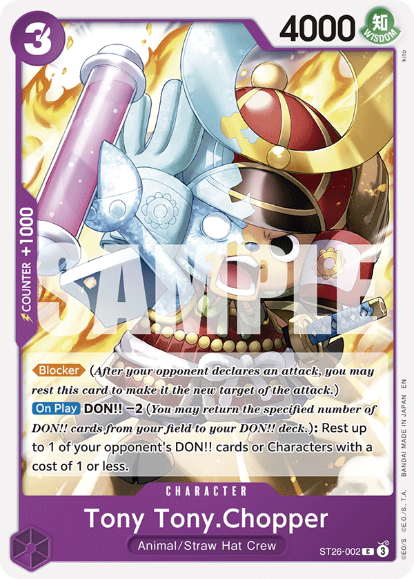 Tony Tony.Chopper — ST26-002 ST26-002